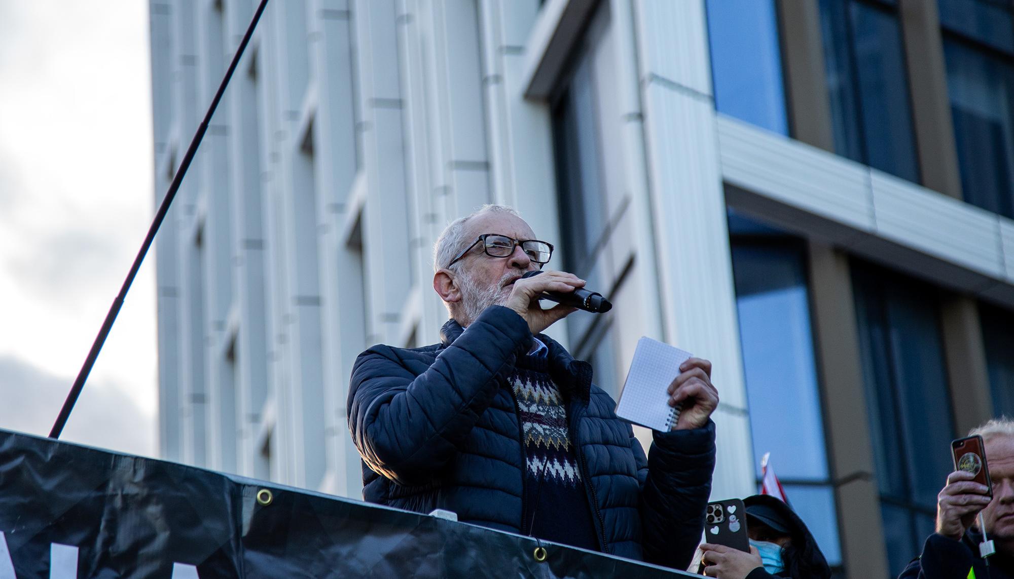 Manifestación Londres Palestina Jeremy Corbyn 02